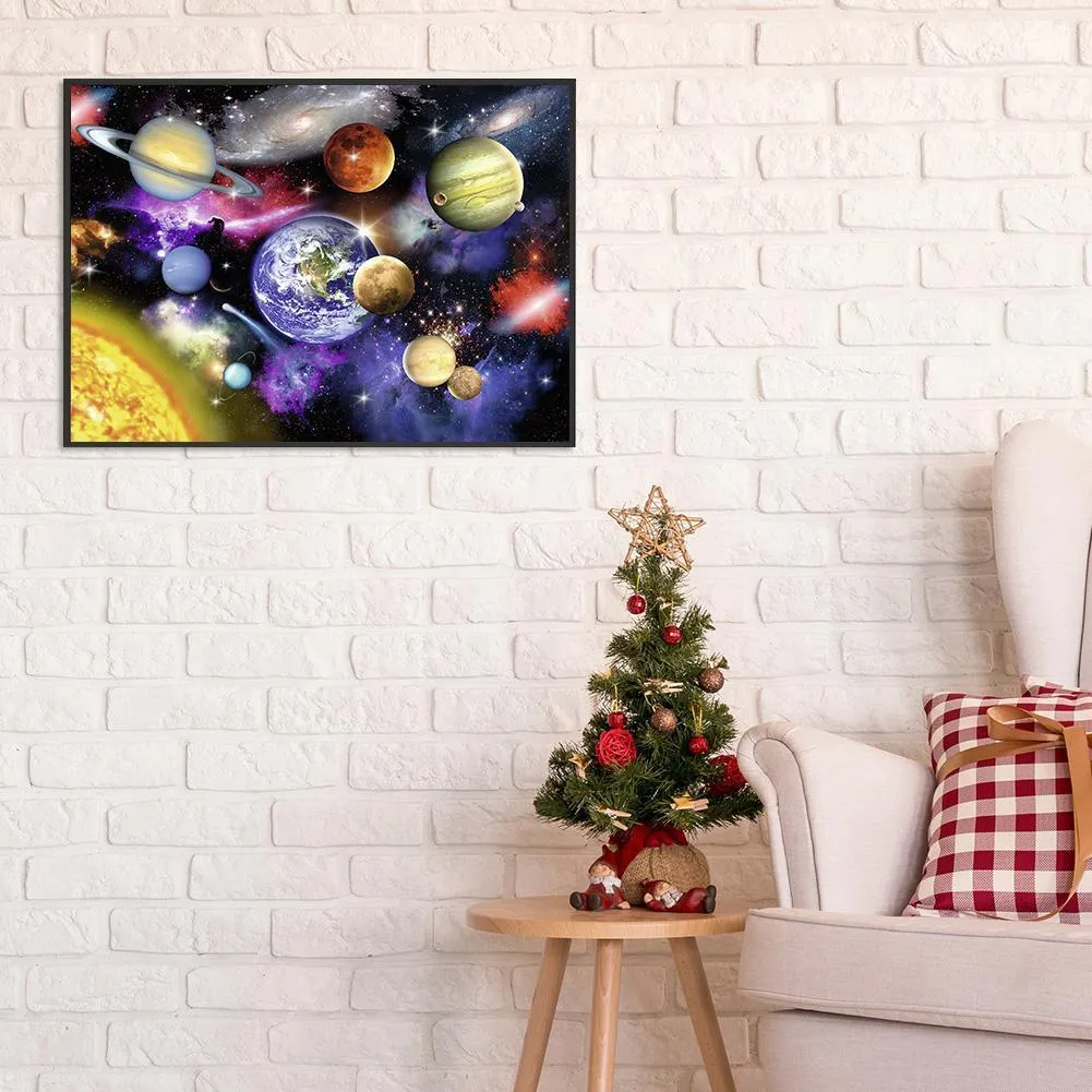 Novelty Planets DIY Full Drill Diamond Painting