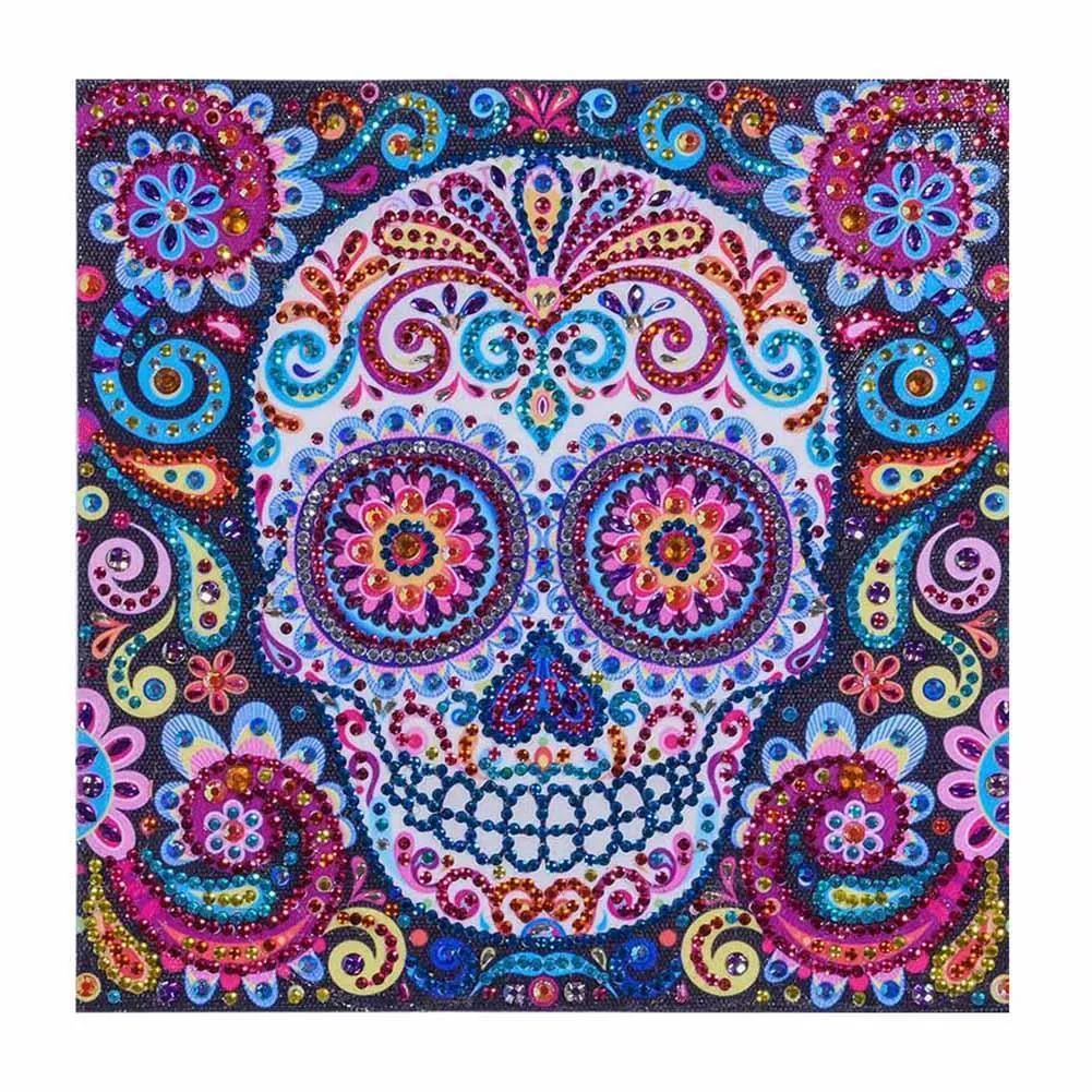 Novelty Skull 5D DIY Special Shaped Diamond Painting