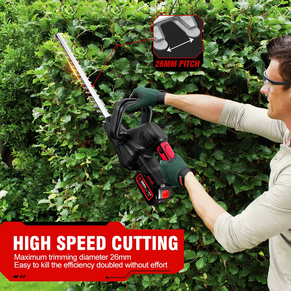 ONEVAN 510mm Cordless Brushless Hedge Trimmer | For Makita 18V Battery