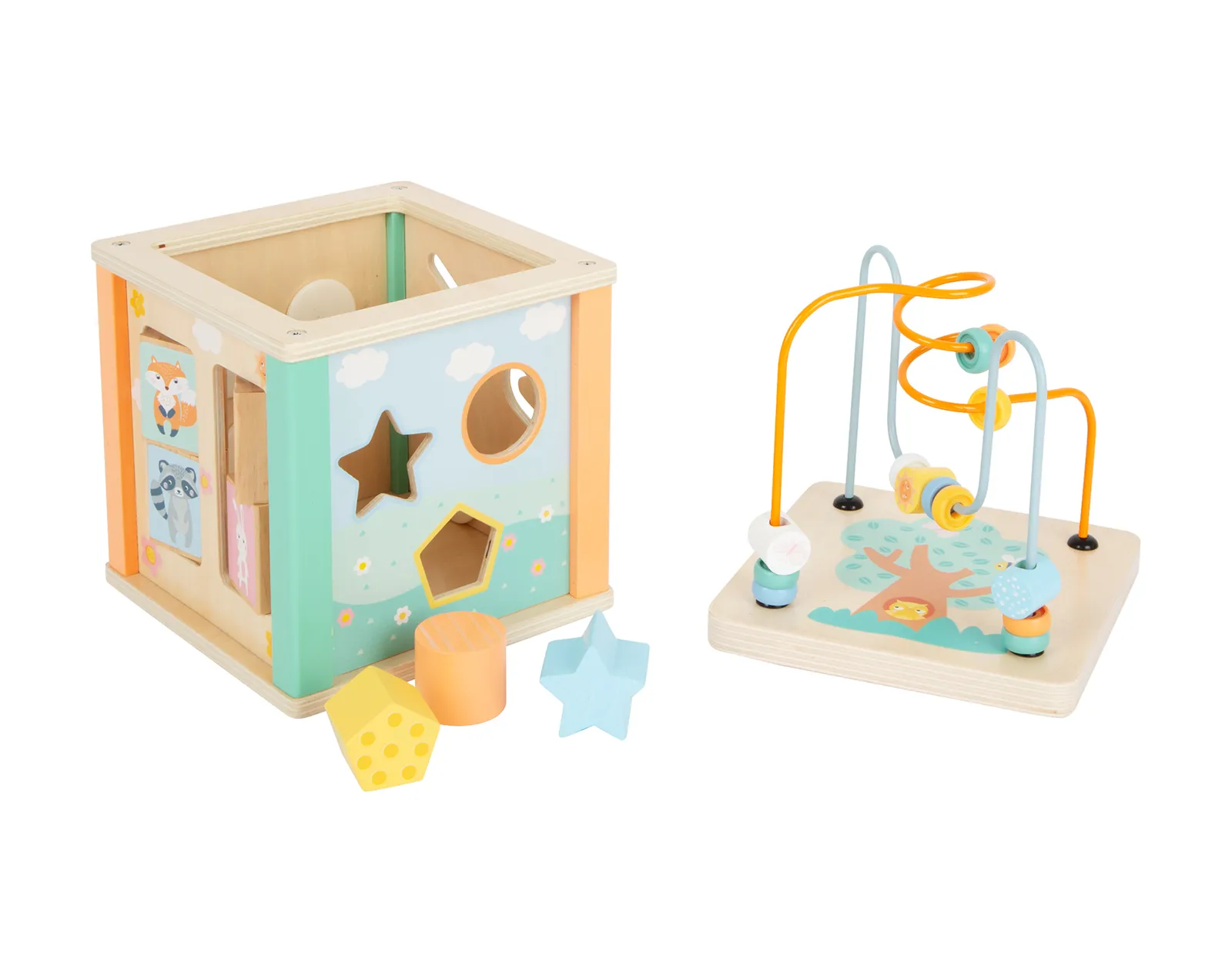 Pastel Activity Cube