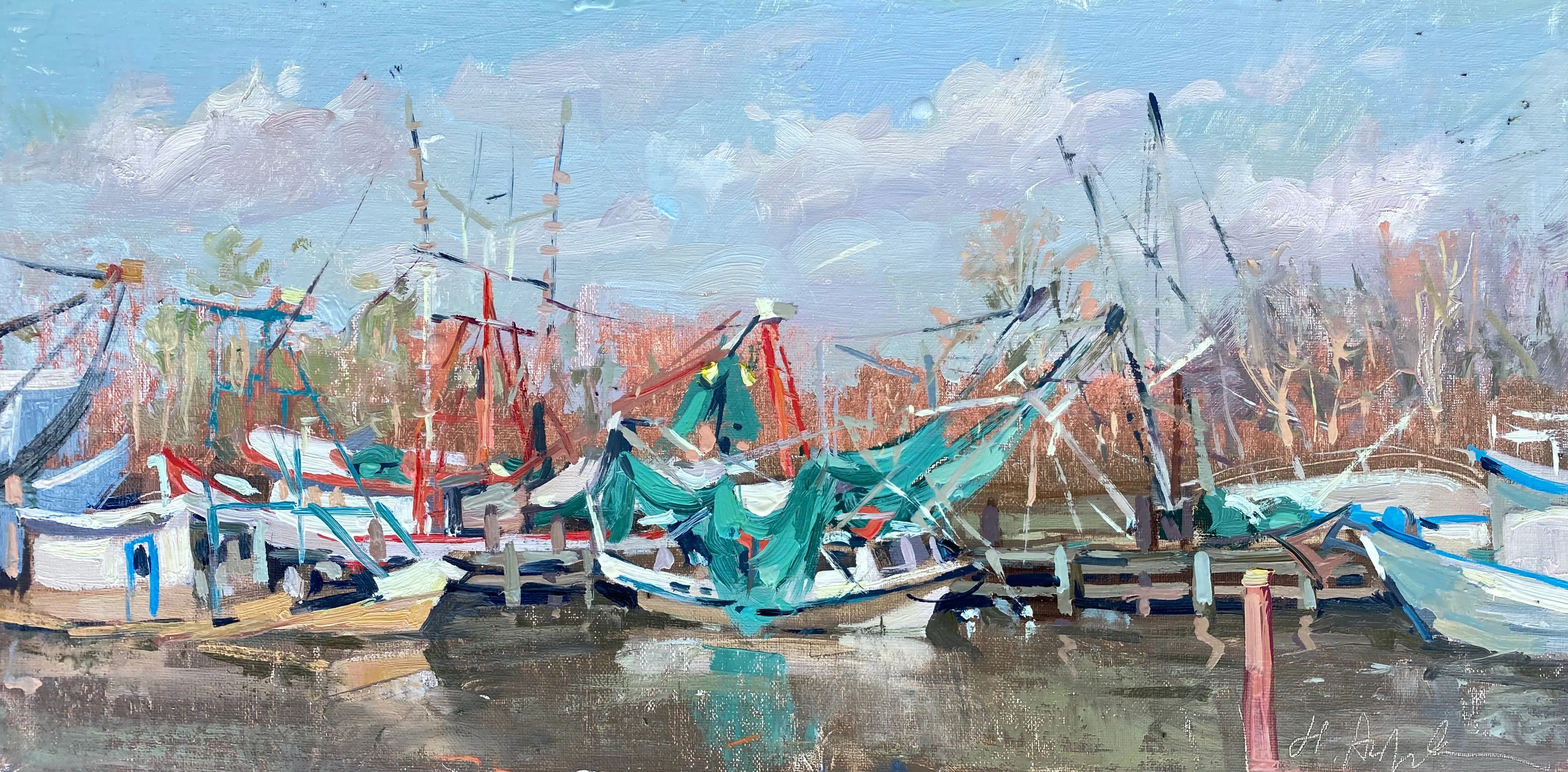 "Shrimp Boats" by Natalia Andreeva