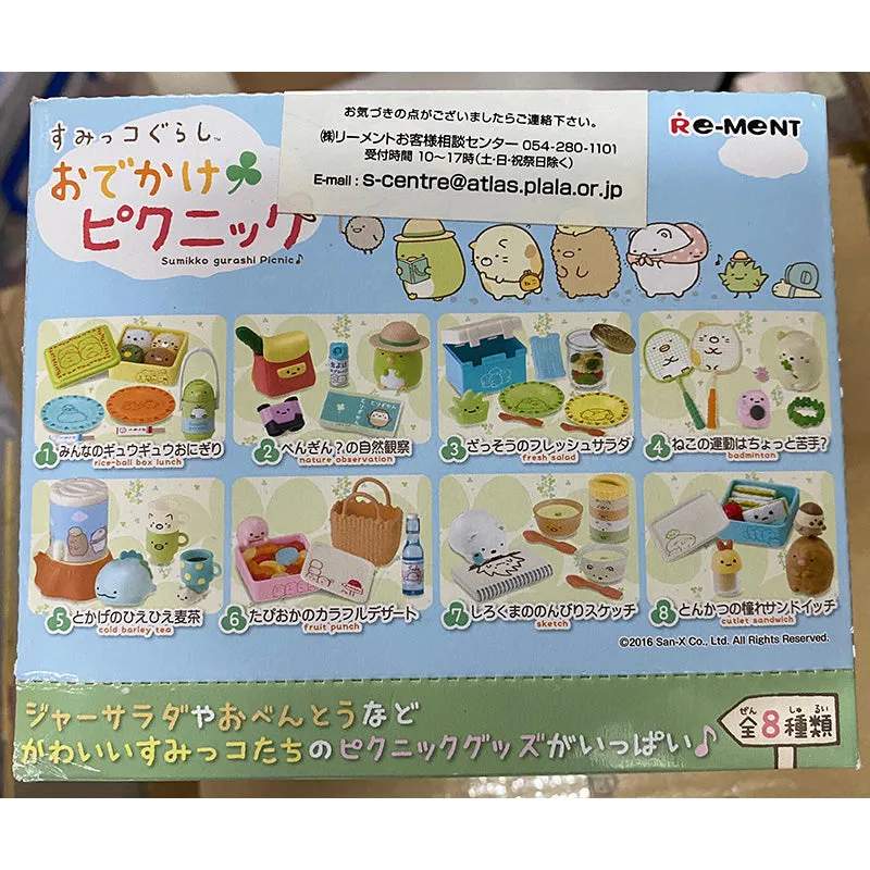 Rare 2016 Re-Ment Sumikko Gurashi Picnic Full Set of 8 pcs <Free Shipping>