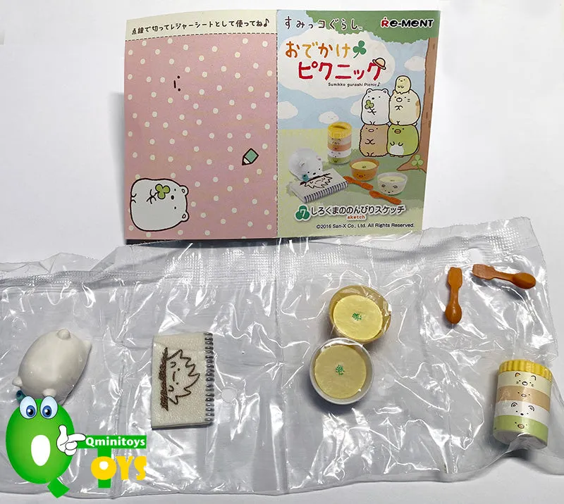 Rare 2016 Re-Ment Sumikko Gurashi Picnic Full Set of 8 pcs <Free Shipping>