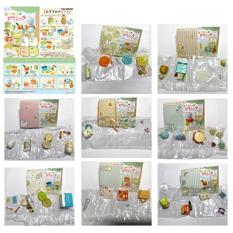 Rare 2016 Re-Ment Sumikko Gurashi Picnic Full Set of 8 pcs <Free Shipping>