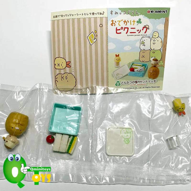 Rare 2016 Re-Ment Sumikko Gurashi Picnic Full Set of 8 pcs <Free Shipping>