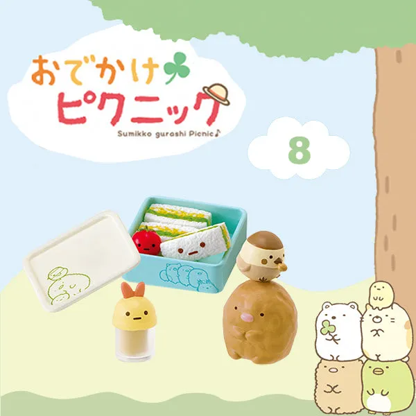 Rare 2016 Re-Ment Sumikko Gurashi Picnic Full Set of 8 pcs <Free Shipping>