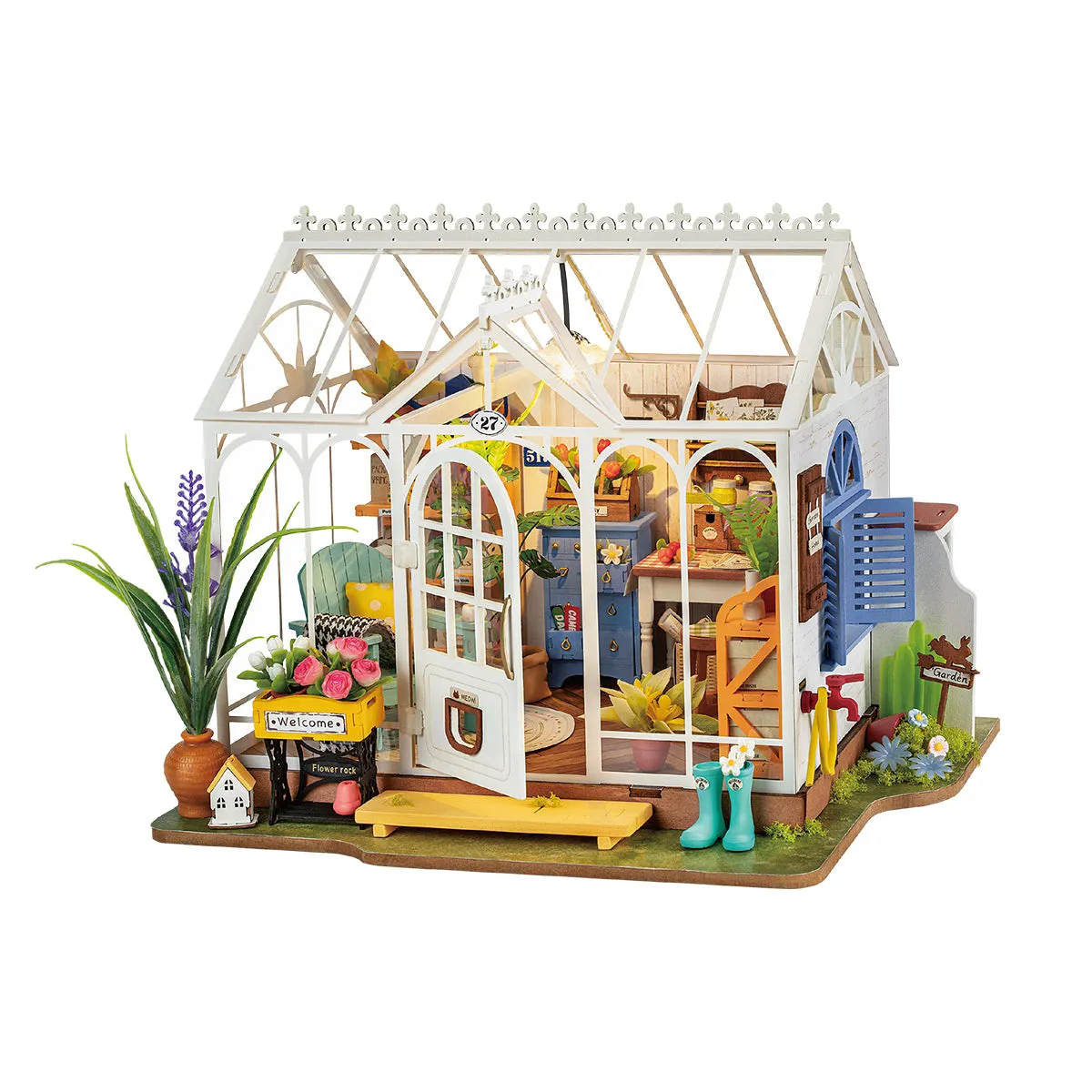 Rolife Dreamy Garden House DIY Miniature House Kit DG163