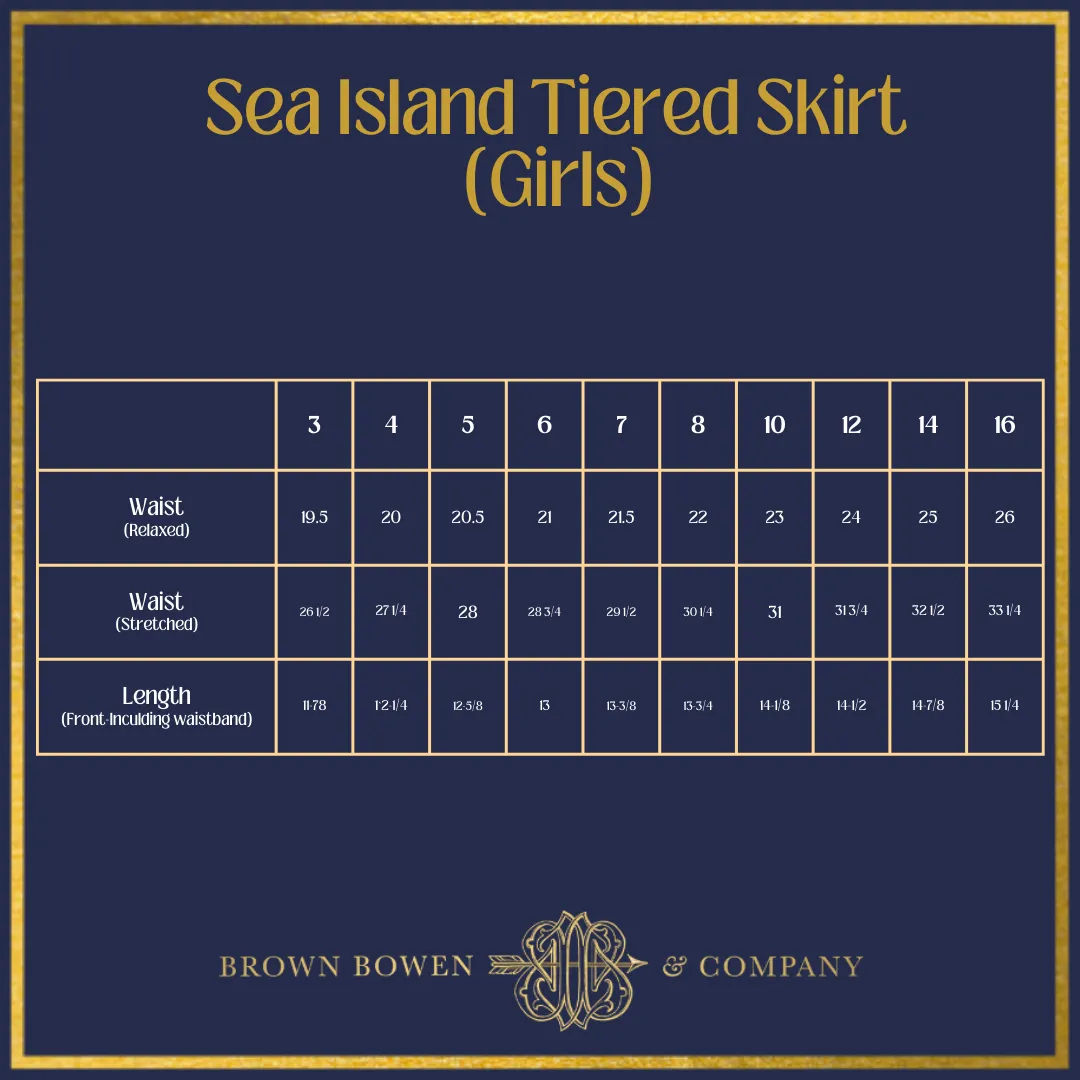 Seabrook Island Skirt (Girls)- Sparkle City