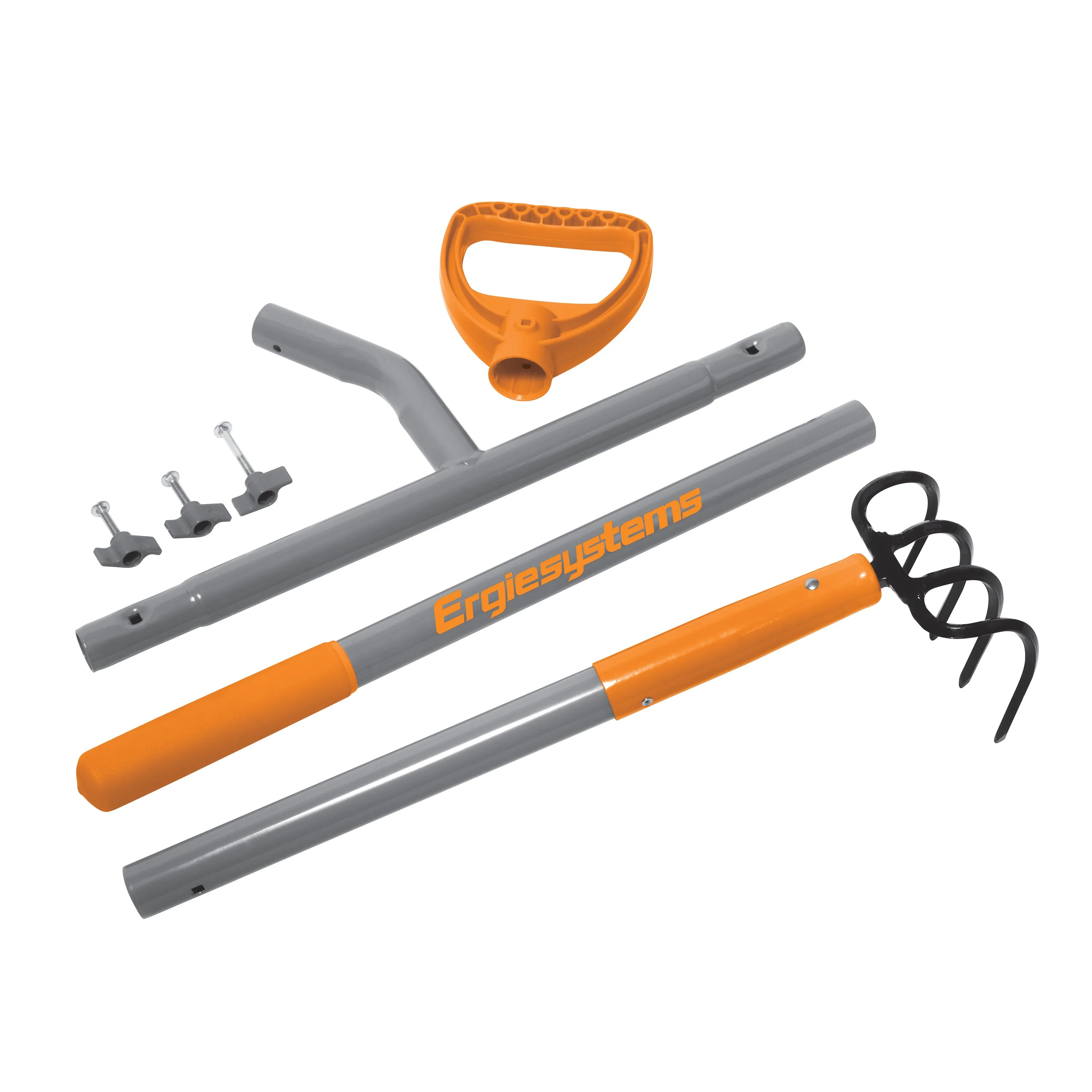 Sun Joe GARDEN-BDL Ergonomic Garden Tool Bundle | W/ Ergonomic Cultivator, Garden Hoe, and Shovel