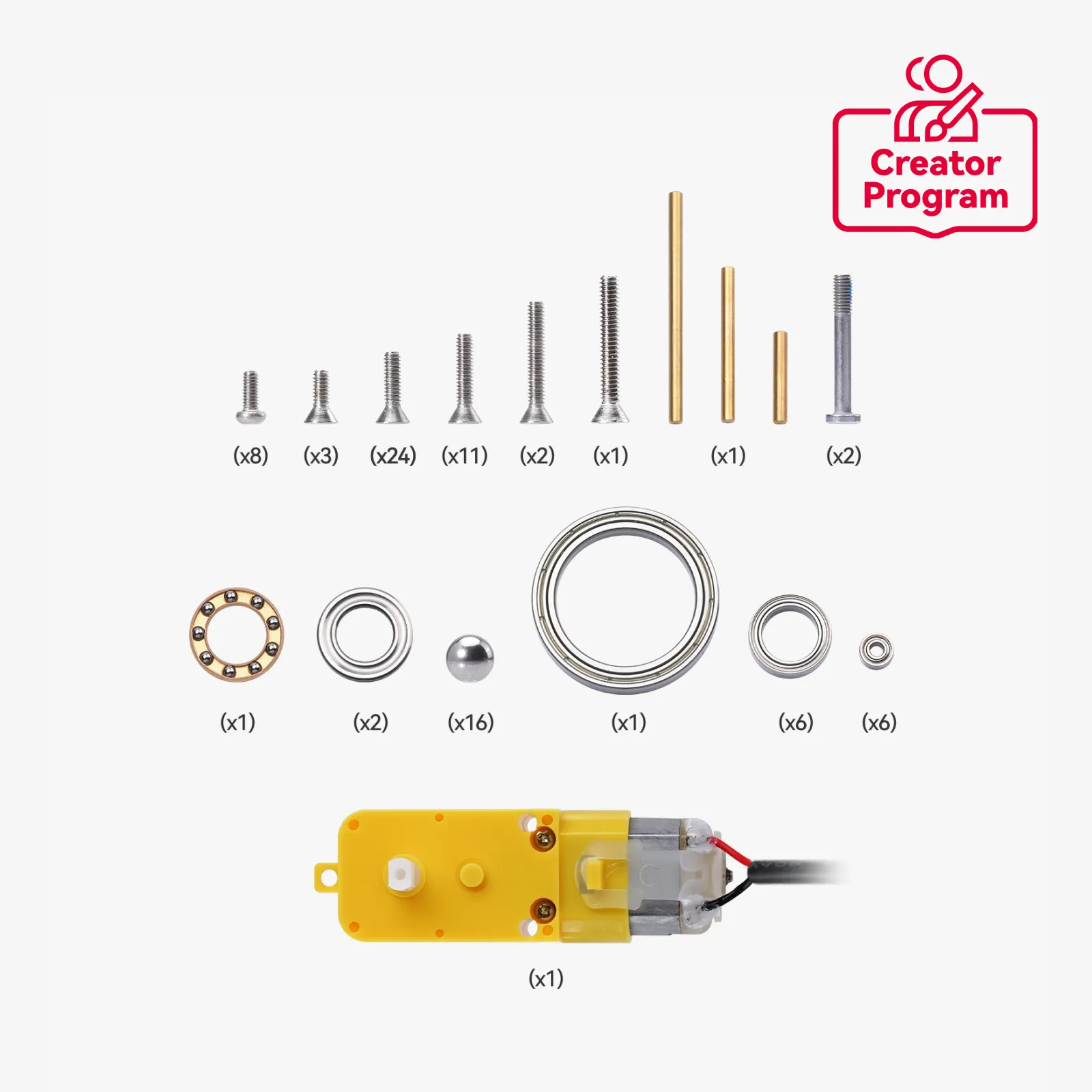 Triple-axis Tourbillon Model Components Kit 007