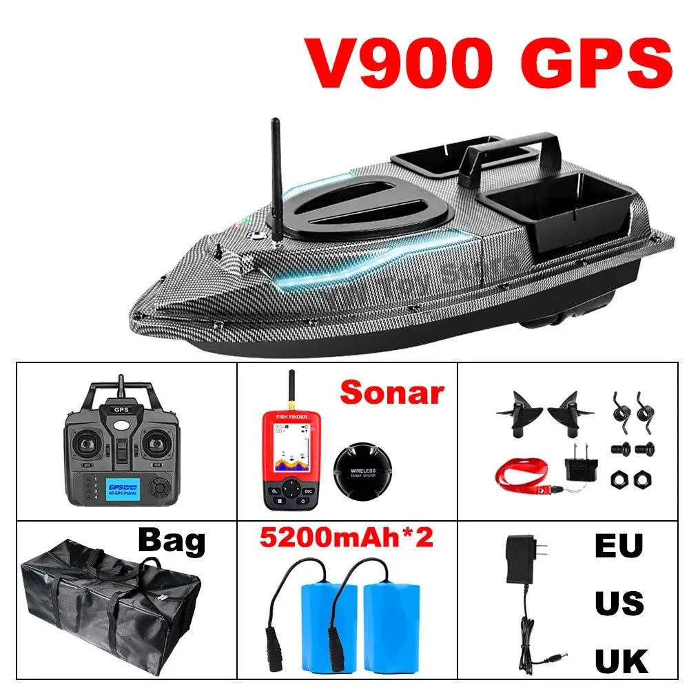 V900 - V700 RC Bait Boat: Cast Further Catch More