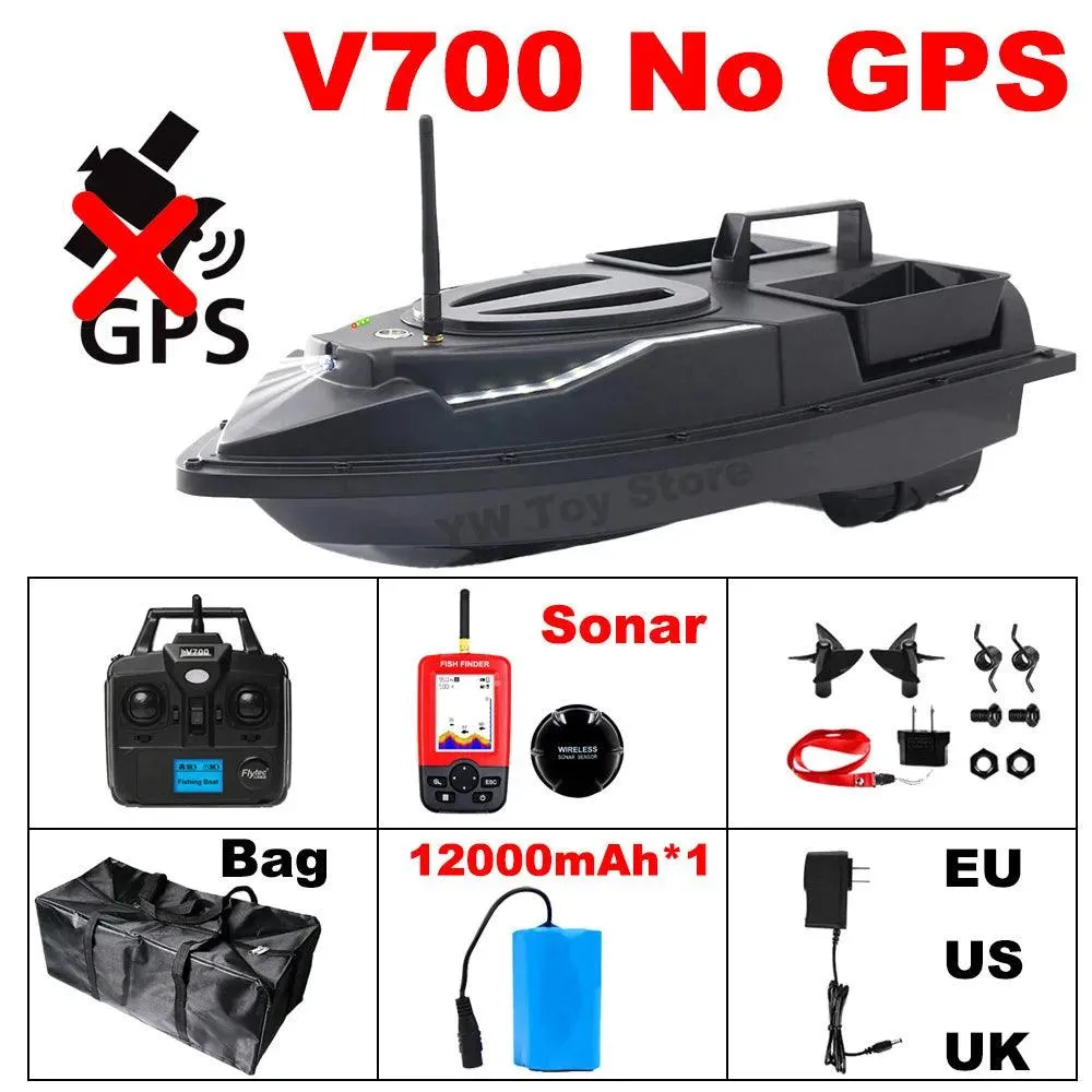 V900 - V700 RC Bait Boat: Cast Further Catch More