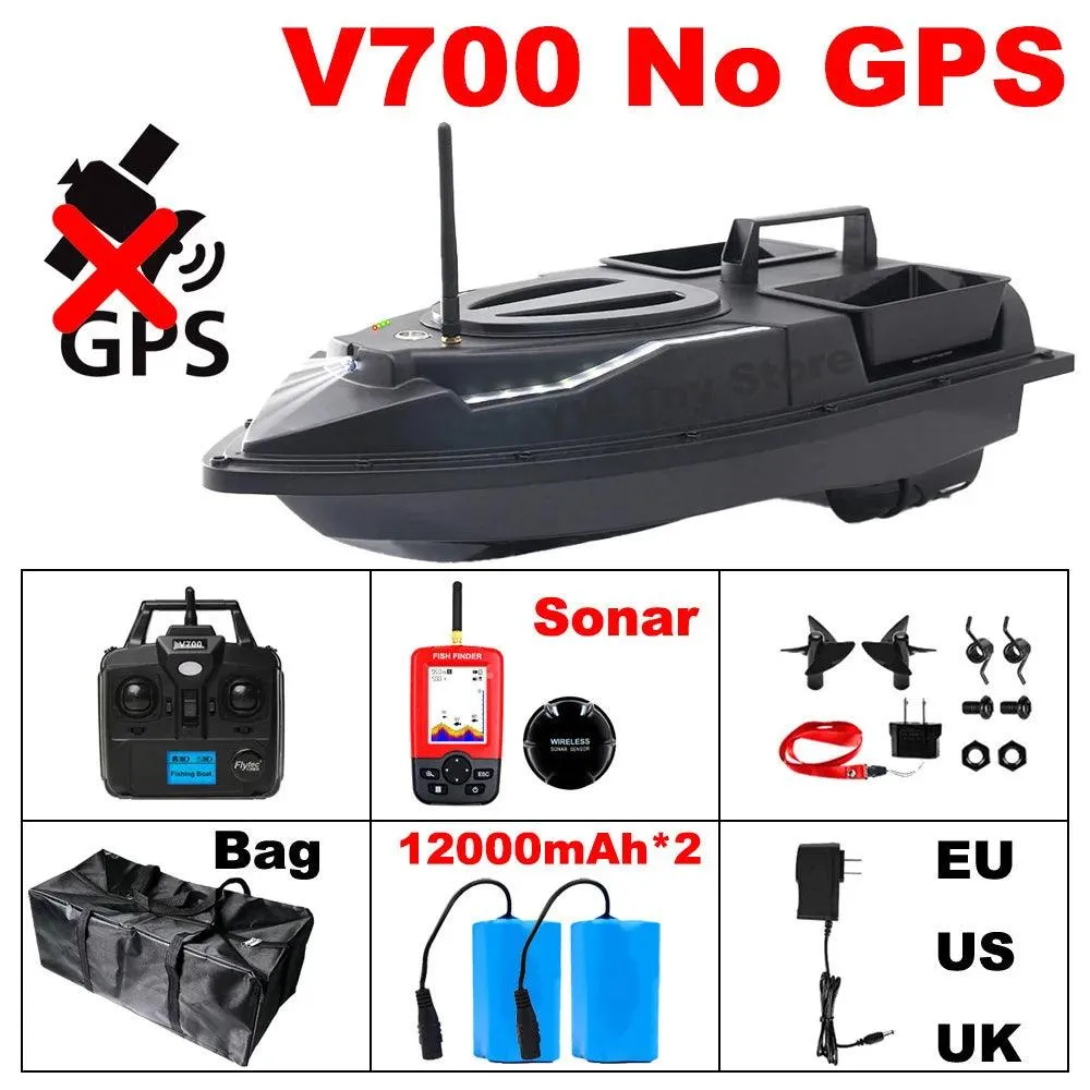 V900 - V700 RC Bait Boat: Cast Further Catch More