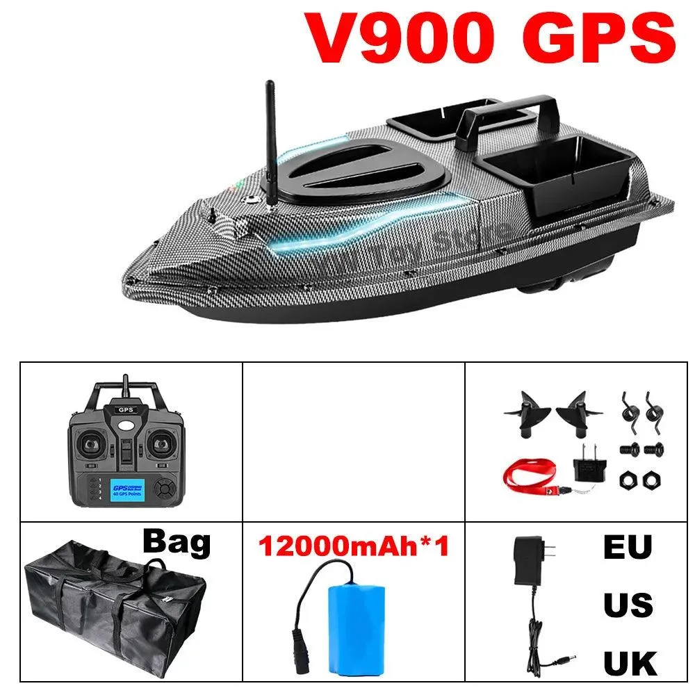 V900 - V700 RC Bait Boat: Cast Further Catch More