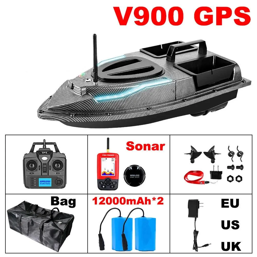 V900 - V700 RC Bait Boat: Cast Further Catch More