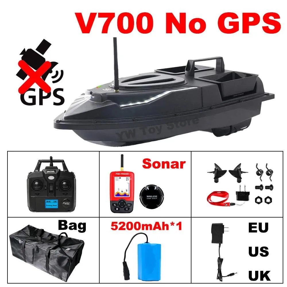 V900 - V700 RC Bait Boat: Cast Further Catch More