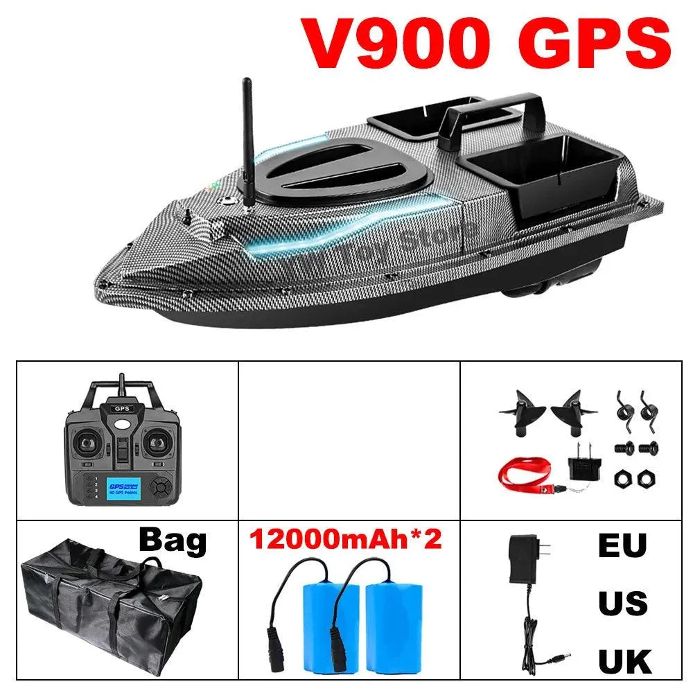 V900 - V700 RC Bait Boat: Cast Further Catch More