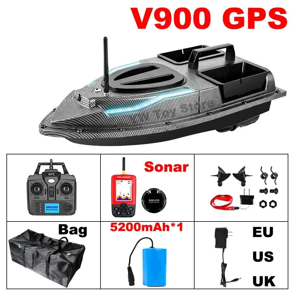 V900 - V700 RC Bait Boat: Cast Further Catch More