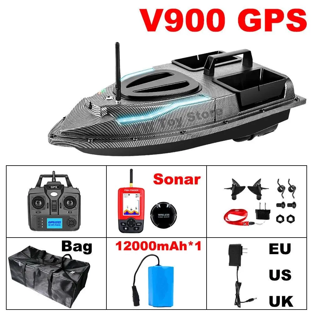 V900 - V700 RC Bait Boat: Cast Further Catch More