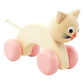 Wooden Push Along Cat - Lilly