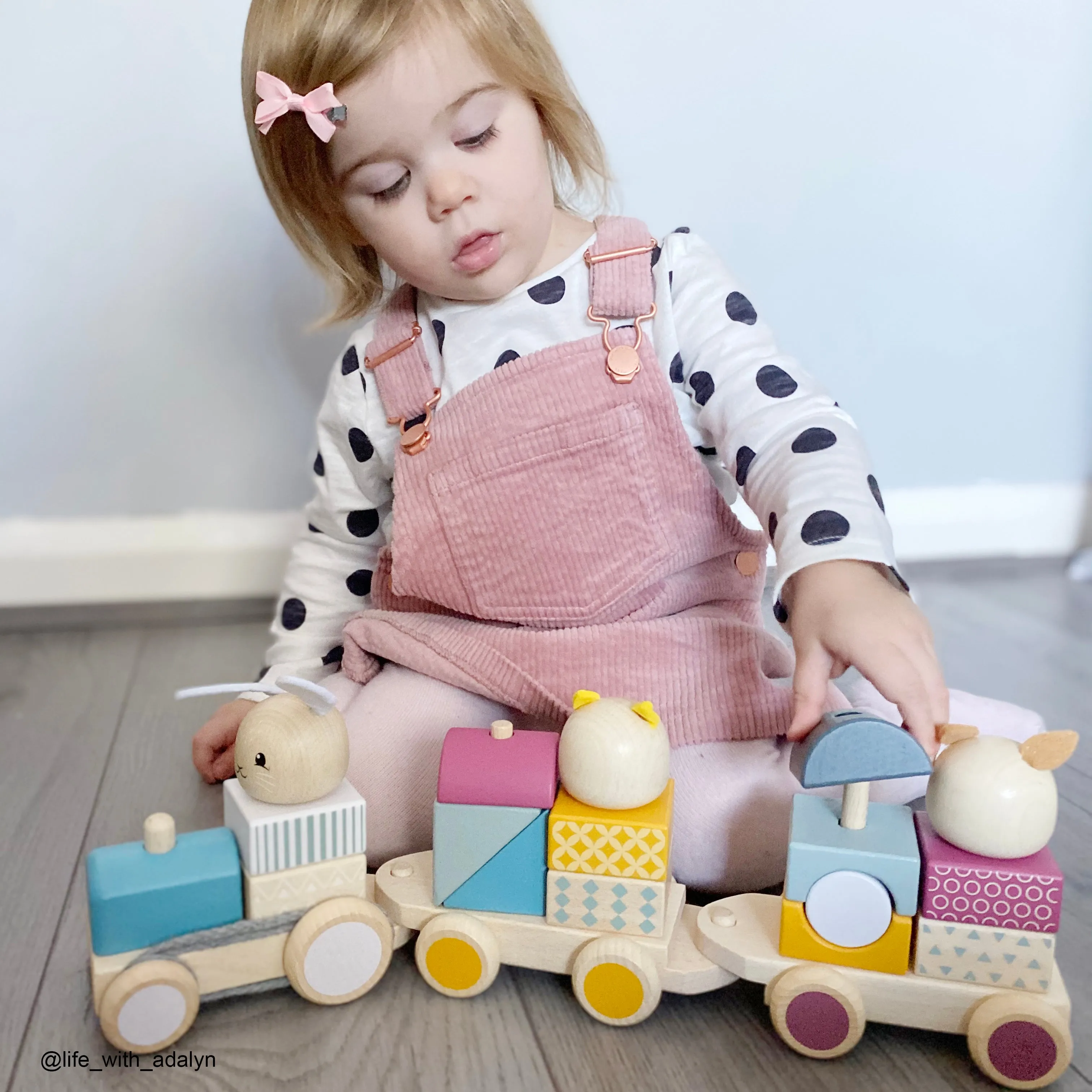 Wooden Stacking Train