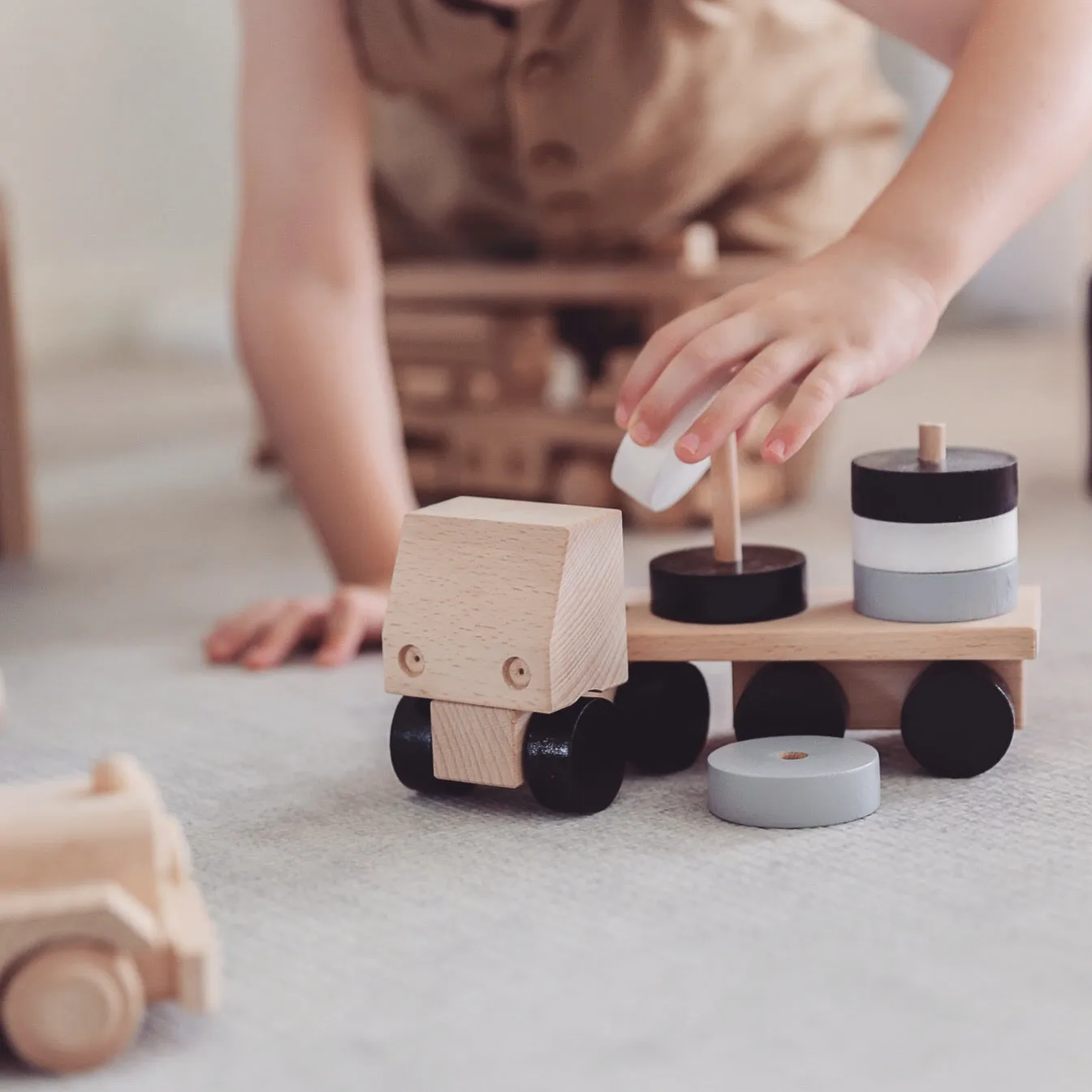 Wooden Stacking Truck - Arlo