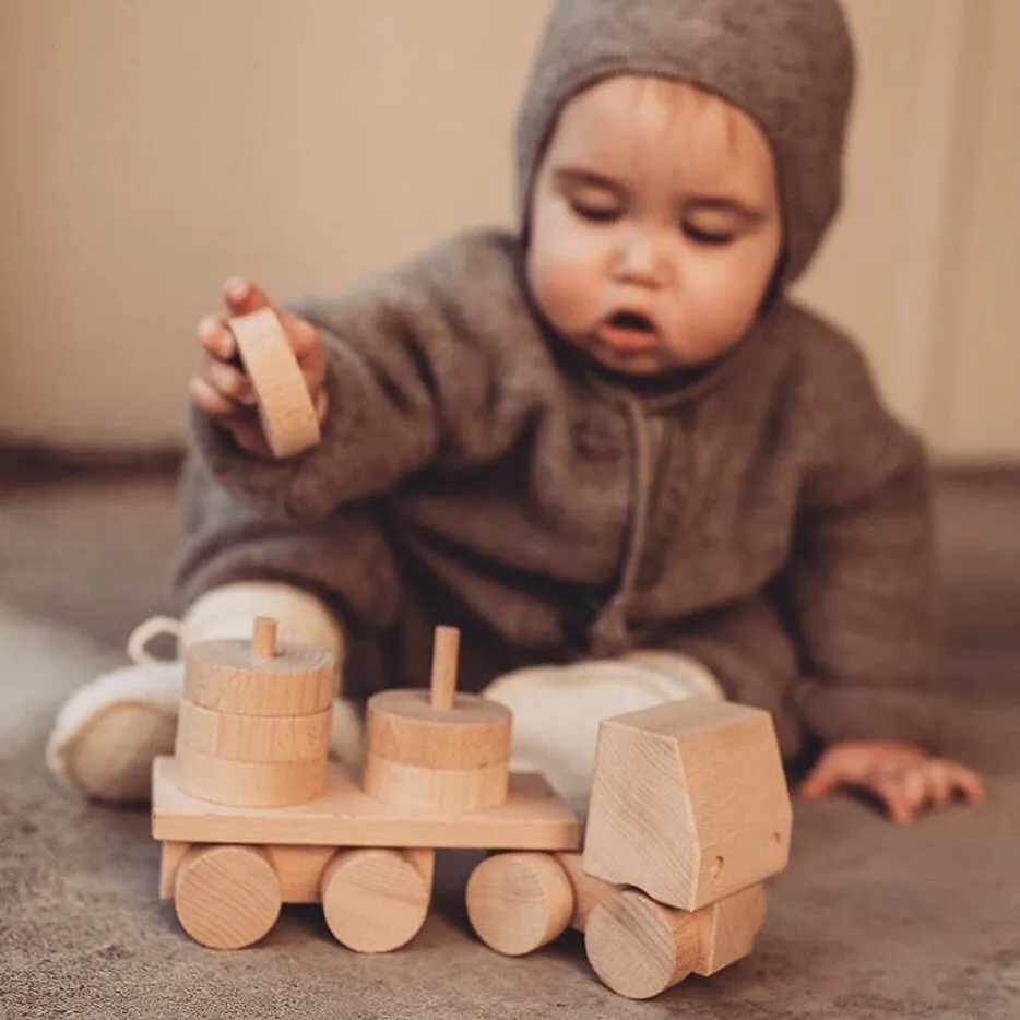 Wooden Stacking Truck - Hudson