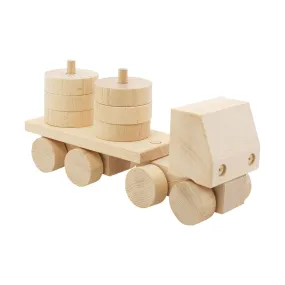 Wooden Stacking Truck - Hudson