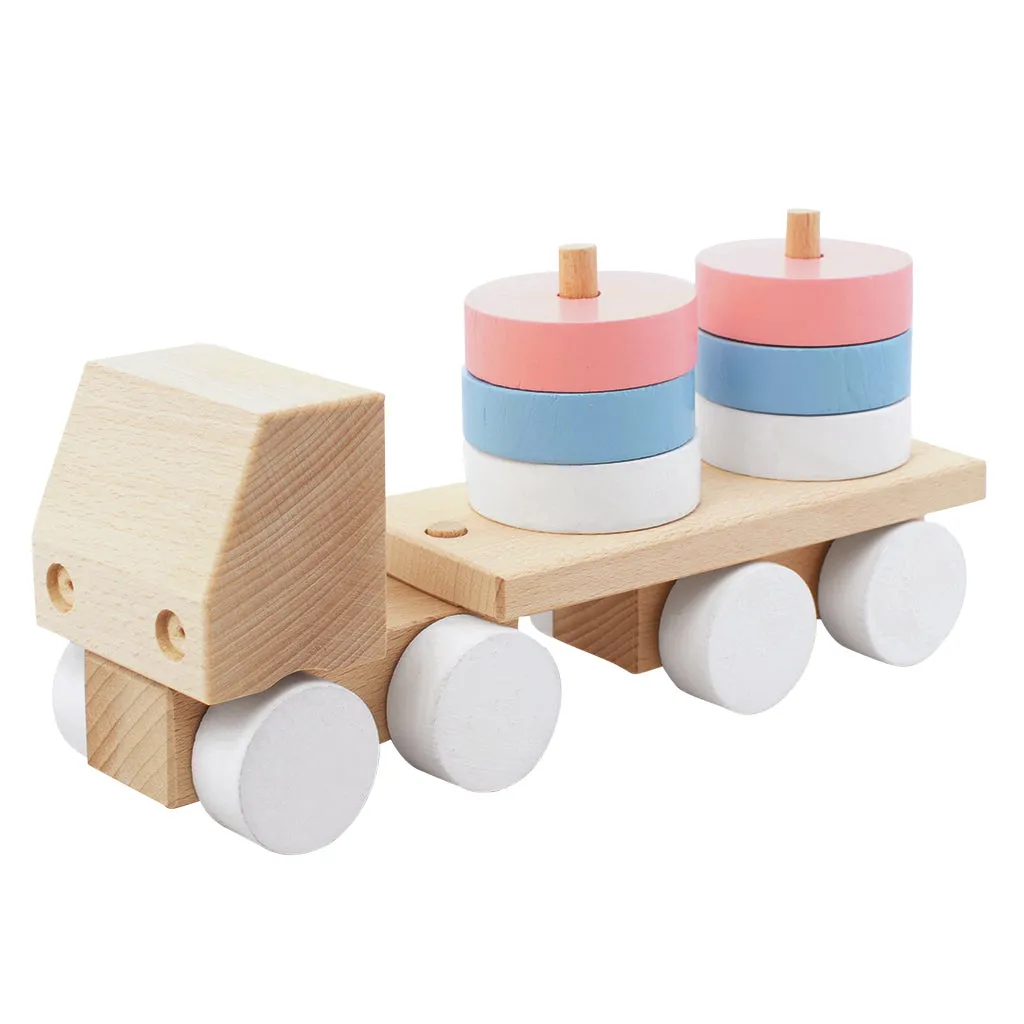 Wooden Stacking Truck - Marley